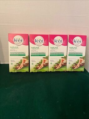 4 X Veet Natural Inspiration Wax Strips 40 wax strips. Exp.2024 (B 9 )